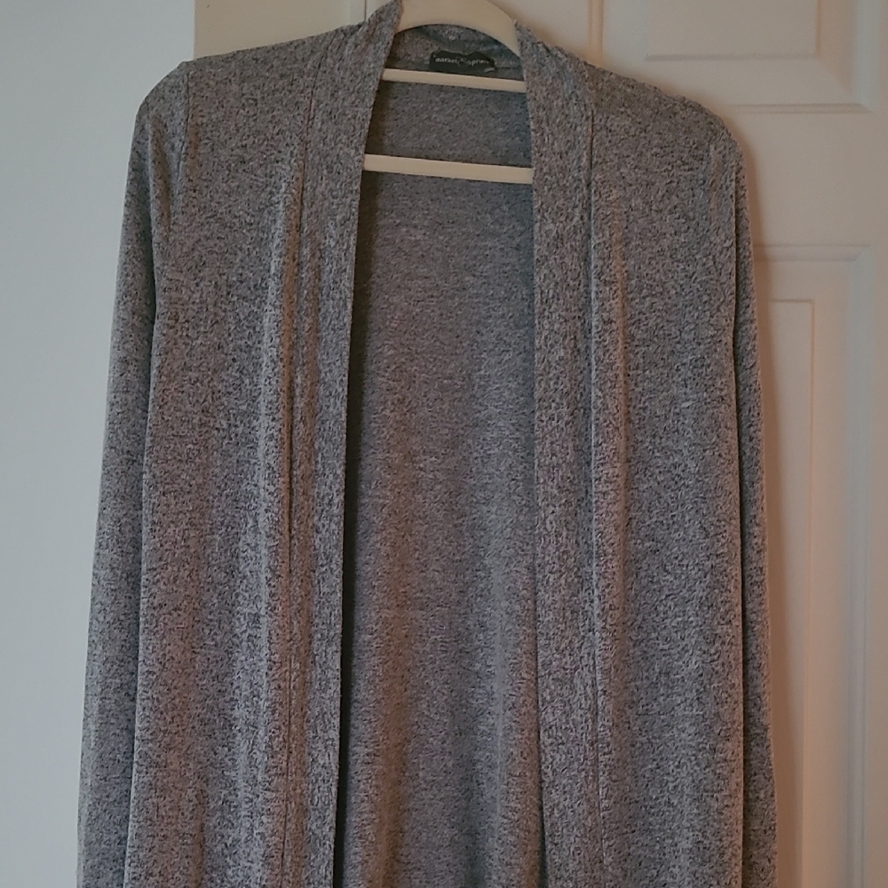 Market & Spruce Heather Gray Women's Cardigan
